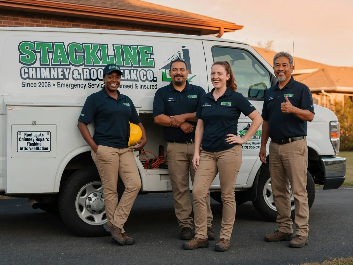 Chimney flashing repair company in Tatums, OK